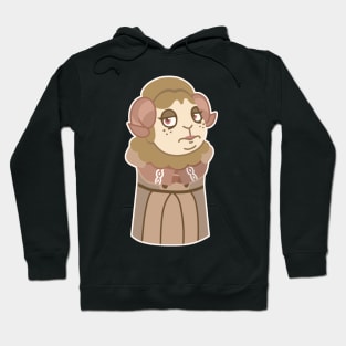 Fanny Button - Sheep Portrait Hoodie